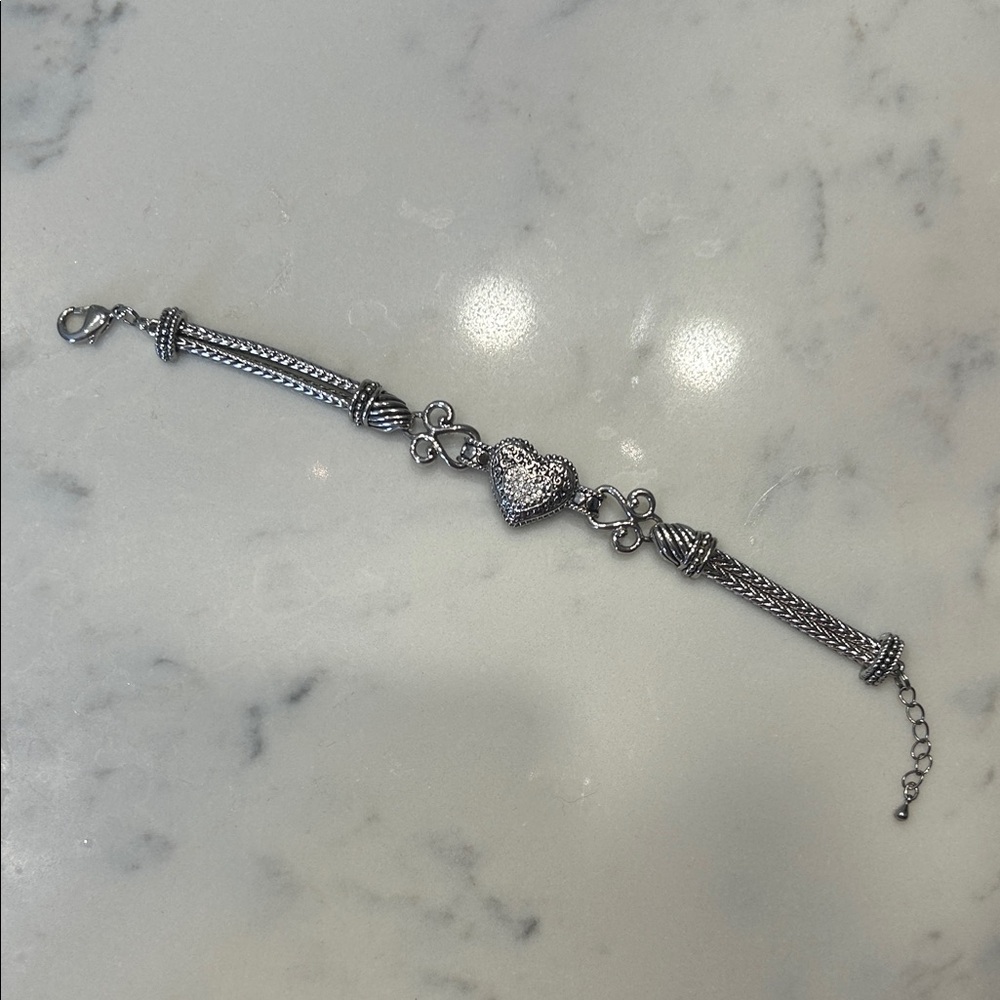 Silver Heart Bracelet